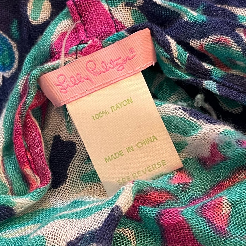 Lilly Pulitzer Vibrant Patterned Infinity Scarf -… - image 5